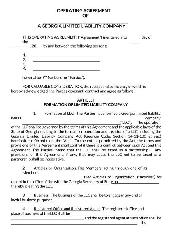Georgia-Multi-Member-LLC-Operating-Agreement_