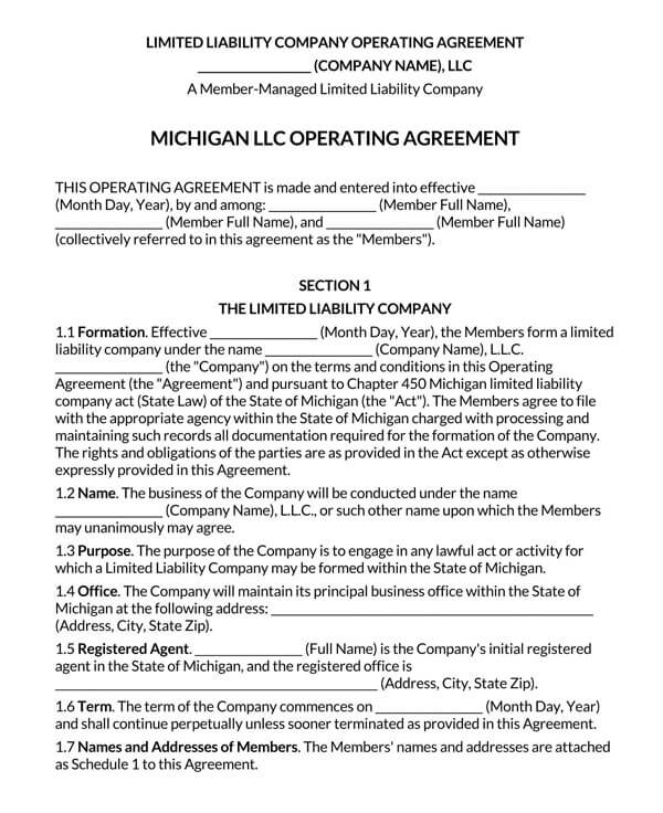 Multi-member-LLC-operating-agreements