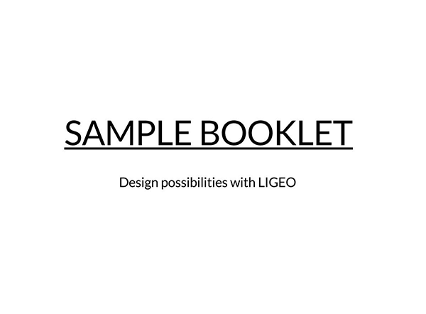 Booklet template - Free sample available