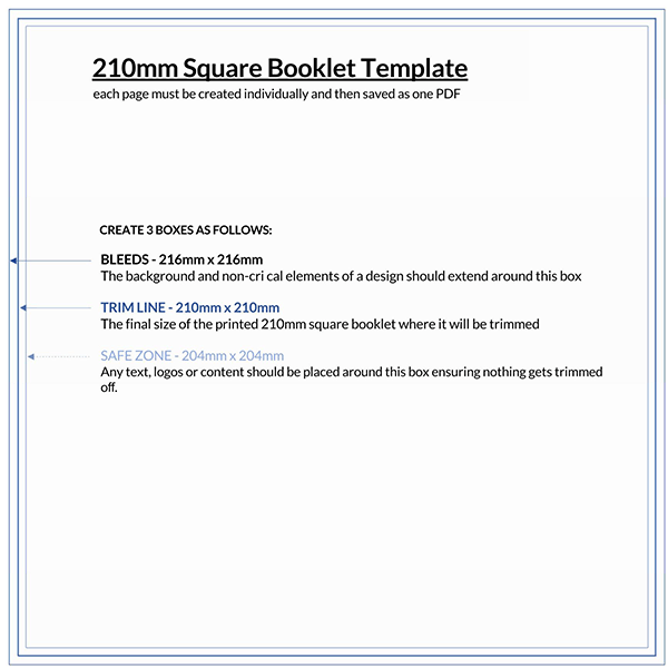 Free Booklet Templates - Examples and Samples
