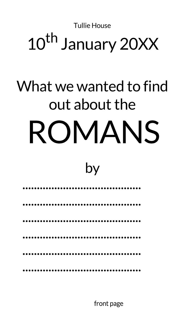 free booklet template word 15