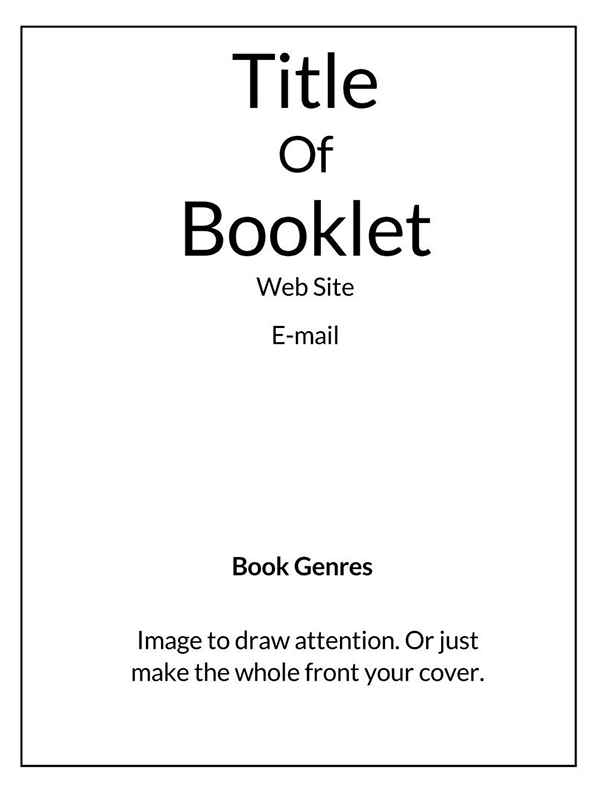 Printable Booklet Template - Create Stunning Booklets in Minutes