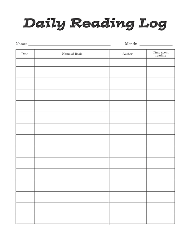 reading log template for adults 02