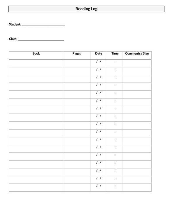 reading log template for adults 05