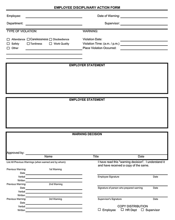 40 Employee Write Up Forms Format Types Guide And Tips dental-publication-and-research
