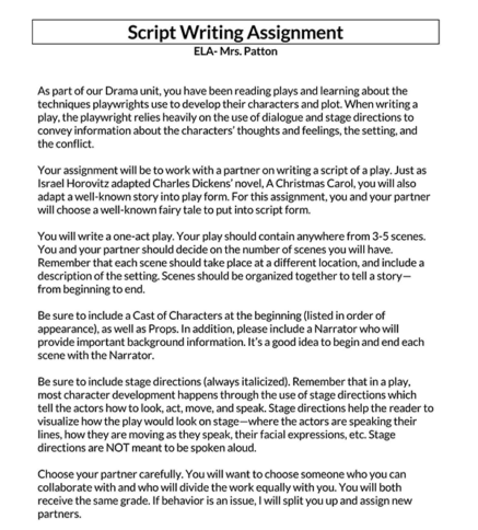37 Easy Screenplay & Script Writing Templates