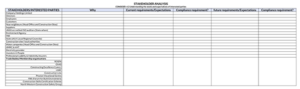 stakeholder analysis template excel free 033