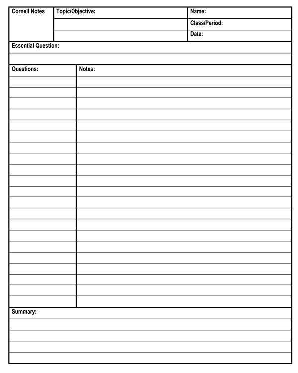 Free Reading Log Template Form Example