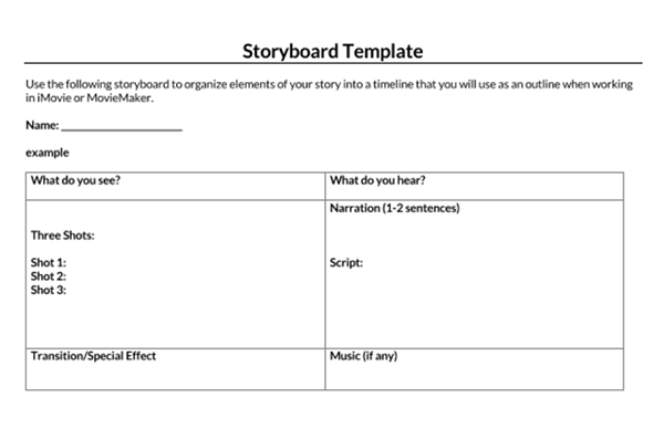 storyboard template doc 22
