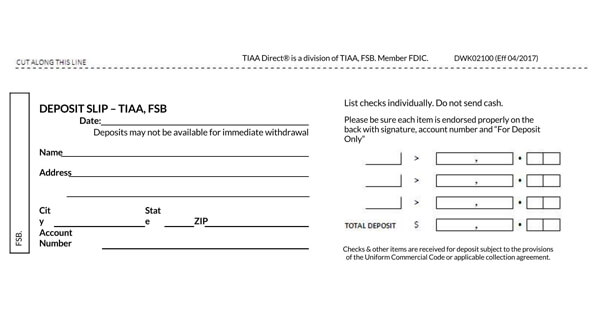 Professional Printable Deposit Slip Sample 09 in Word Format