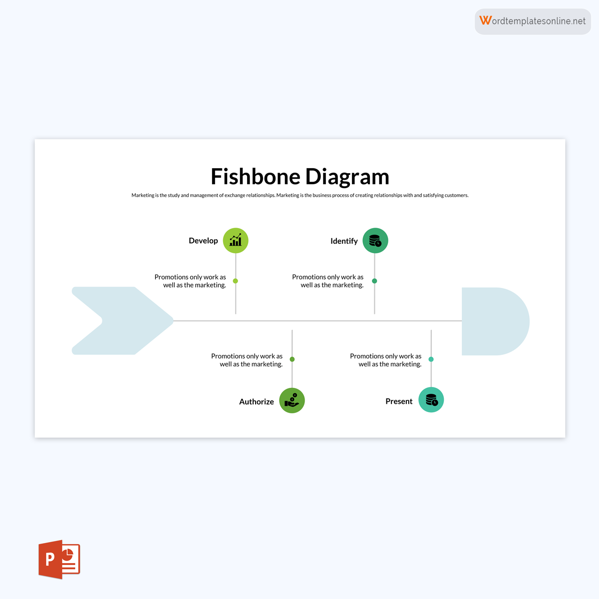 fishbone diagram template editable