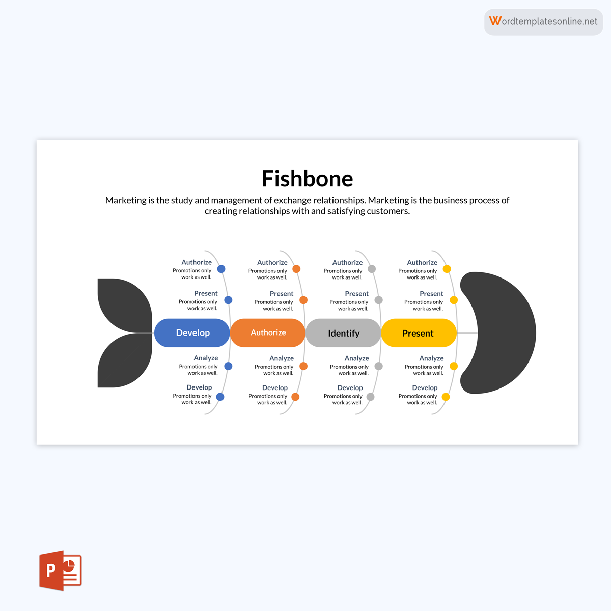 Printable Fishbone Diagram Template for Free