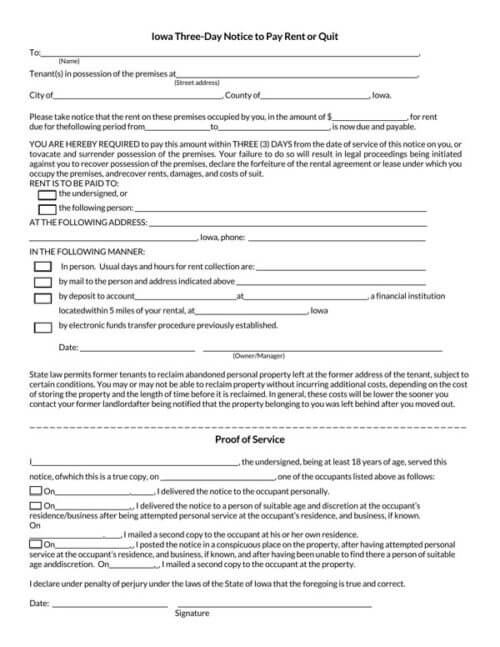 Iowa-3-Day-Notice-to-Quit-Nonpayment-of-Rent-Form_
