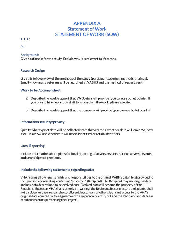 statement of work template doc