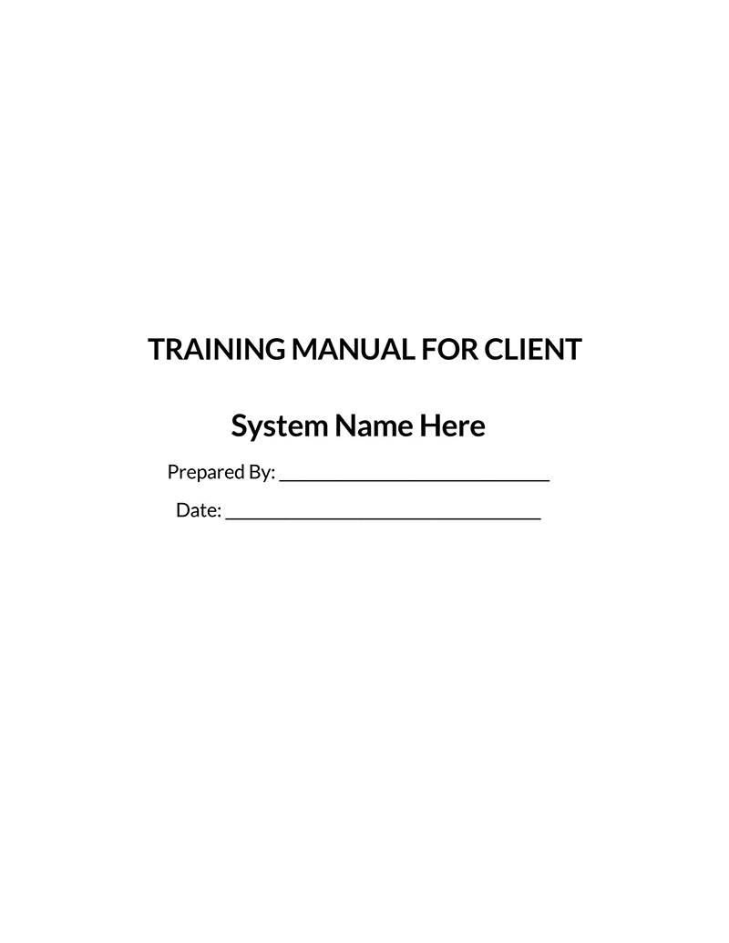 training manual template google docs 06