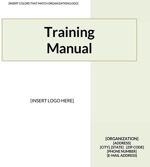 How to Plan a Training Manual (Examples + 20 Free Templates)