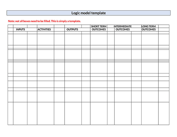 32 Perfect Logic Model Templates | A Step-by-Step Guide