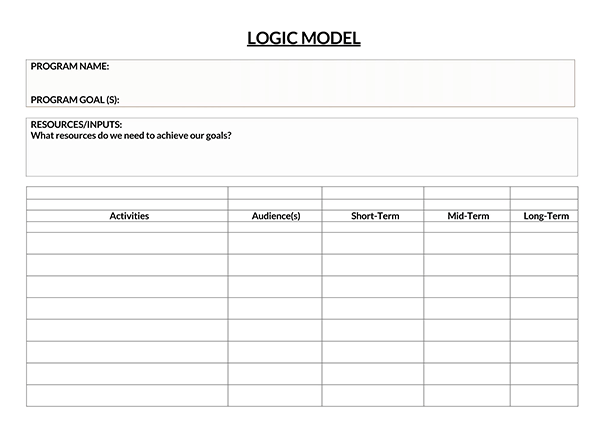 logic model template powerpoint free 05