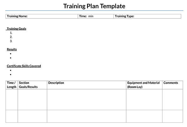 training manual template pdf 27