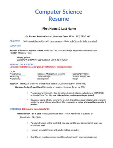 50 Free College Resume Templates for Students (Examples)