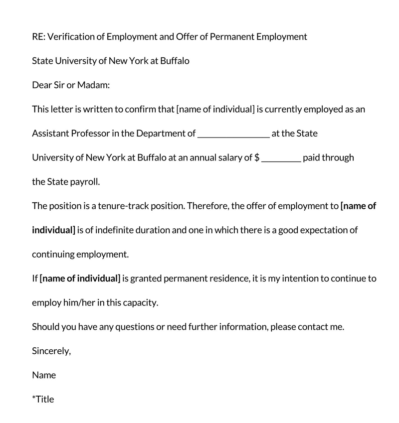 Editable proof of employment letter template 30