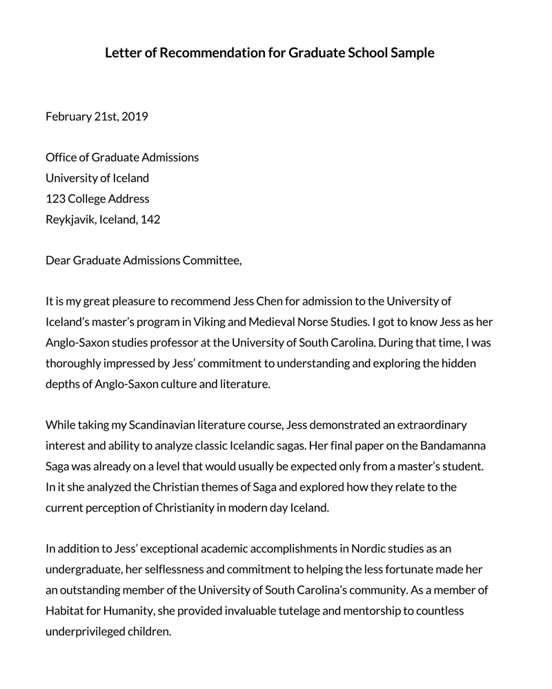 Letter Of Recommendation Layout Format letter-of-recommendation-layout-format