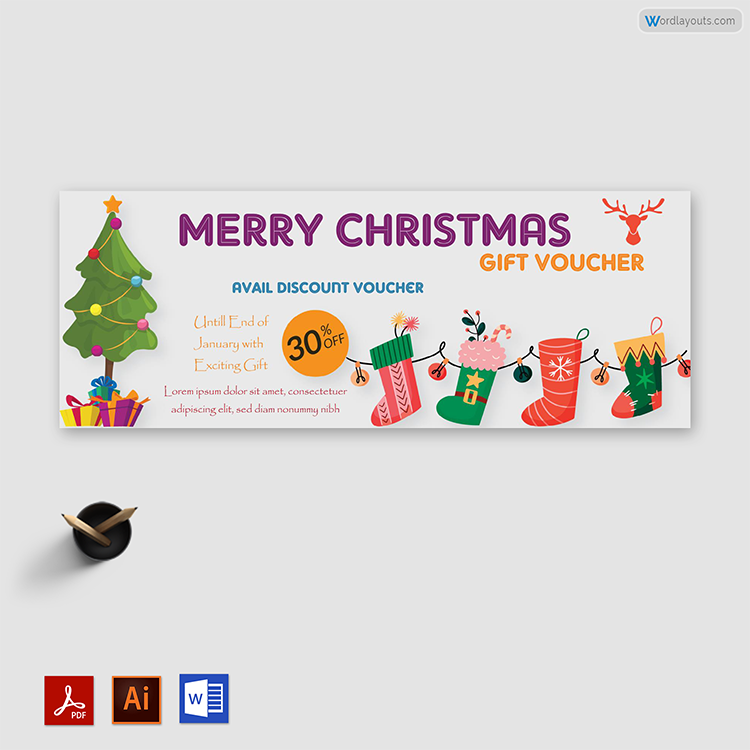 Holiday Gift Voucher Sample
