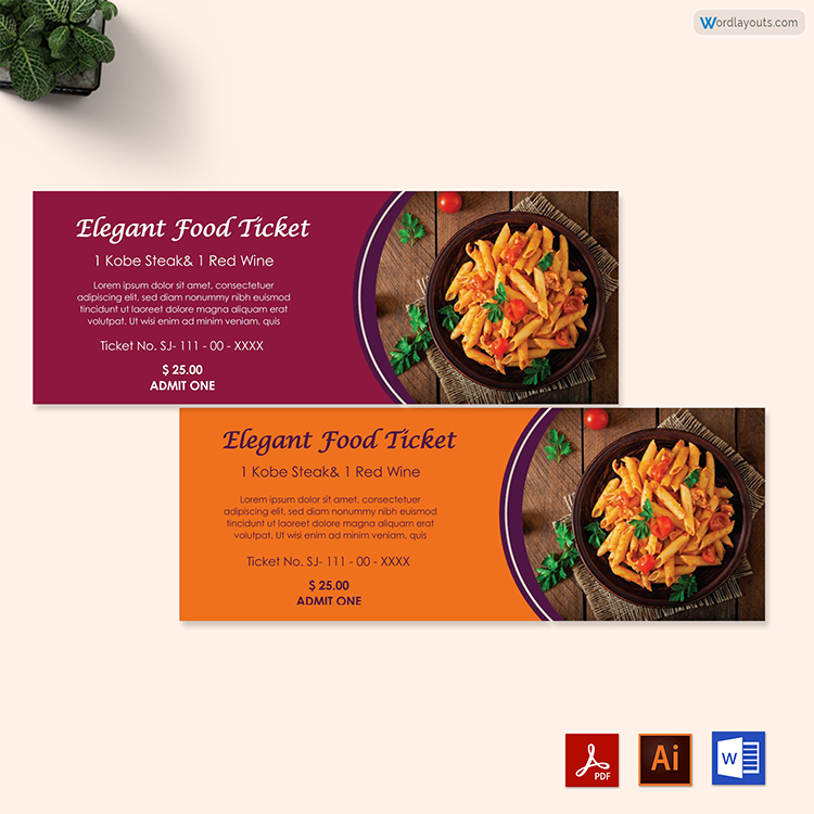 PDF Christmas & New Year Gift Restaurant Voucher Templates