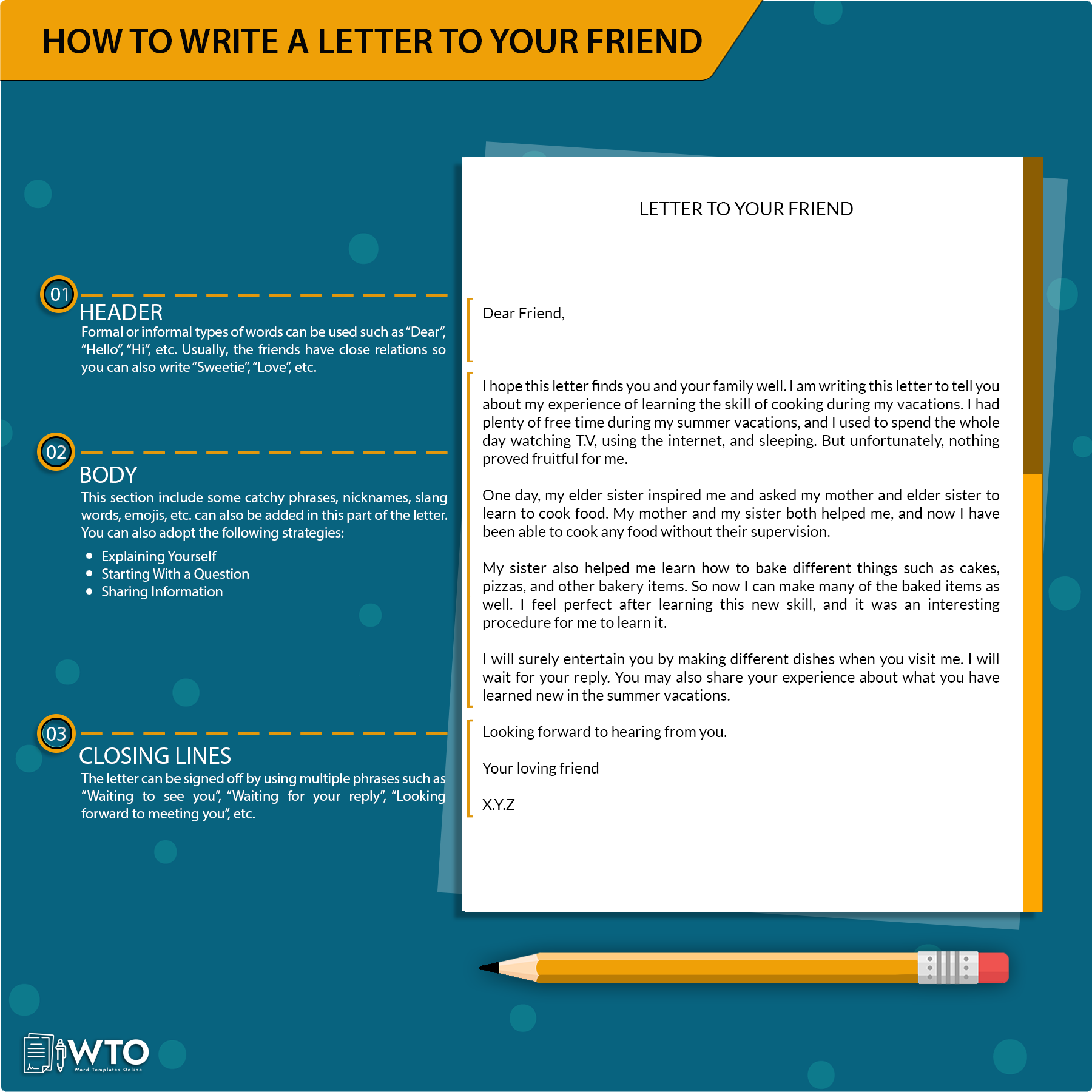 essay about friend letter