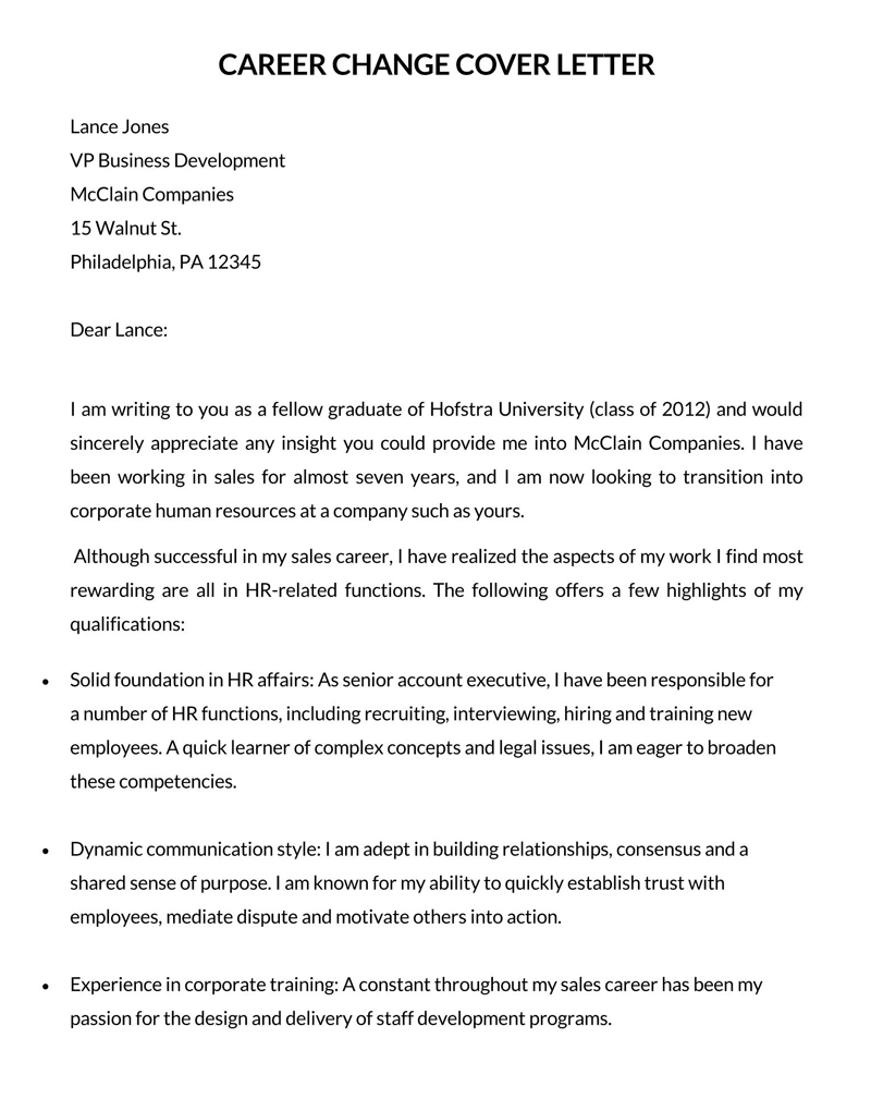 cover letter for career change to administrative assistant
