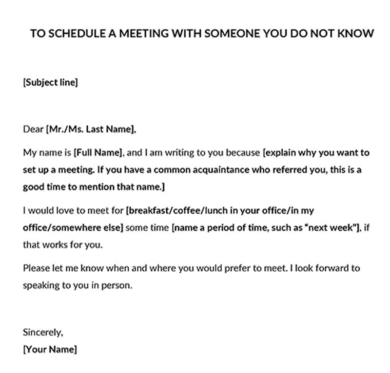 sample letter to request a meeting with the ceo