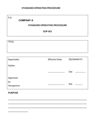 35  Free SOP Templates How to Write Expert Guide