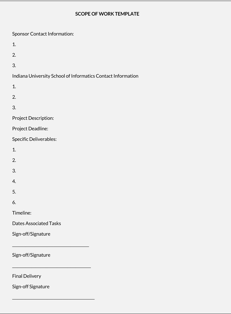 scope of work template word download