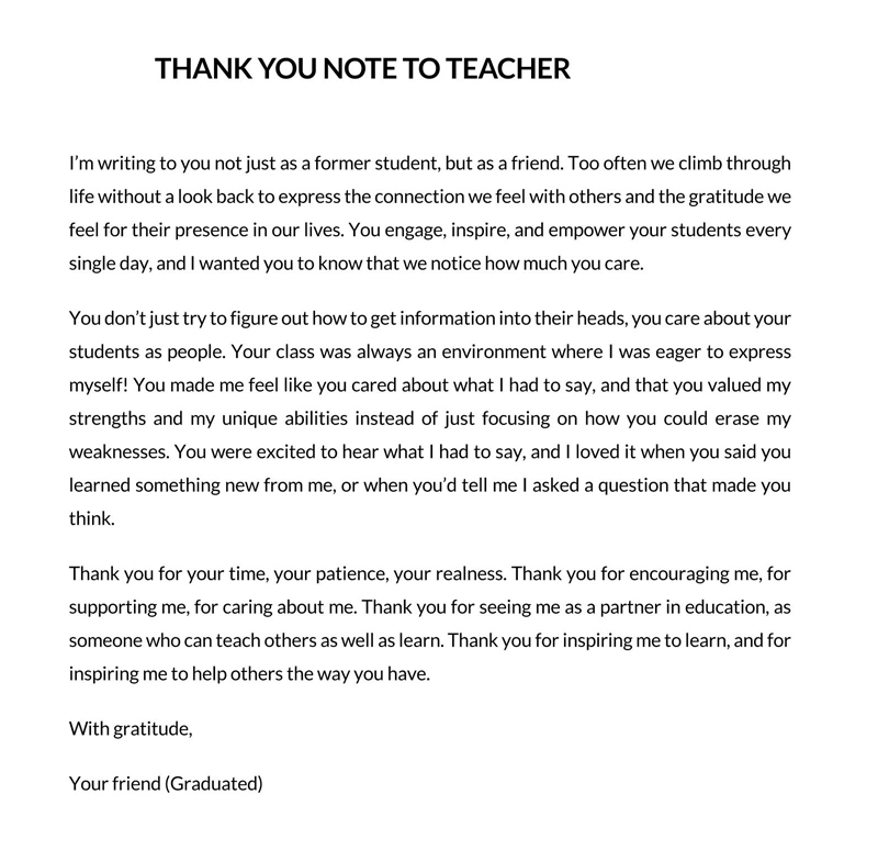 Editable Thank-You Letter Template for Educators