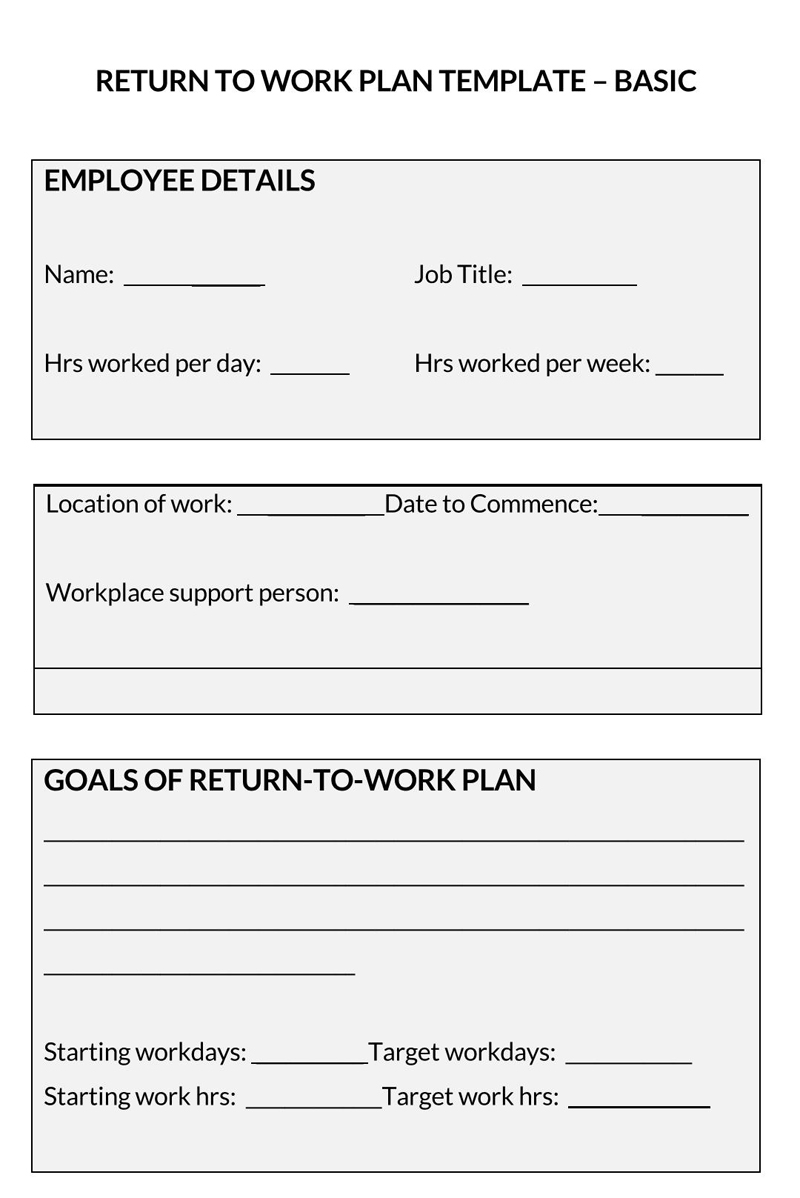 work plan template free download