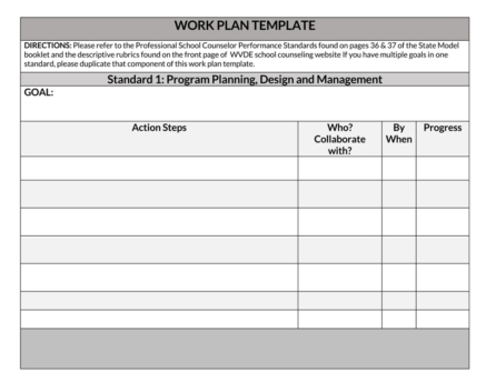 25 Effective Work Plan Templates | Excel - Word