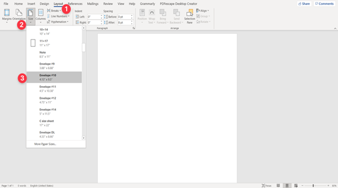 How to Create Envelop Address Template in MS Word ( Step by Step Guide)