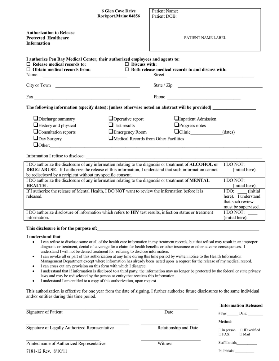 Printable AMA Form - Fillable Template