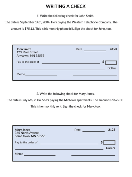Free Fillable Blank Check Templates (How to Fill) - Word, PDF
