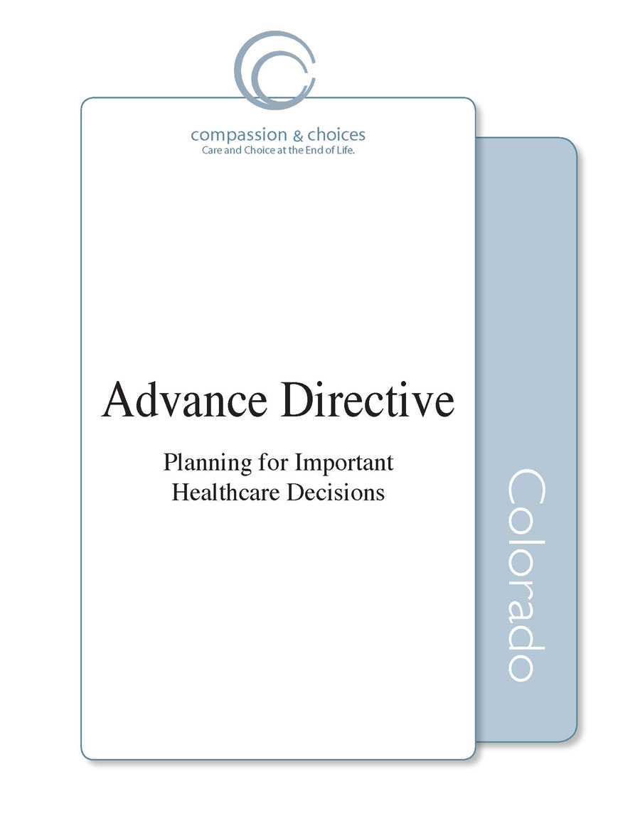 Advance directive form free doc