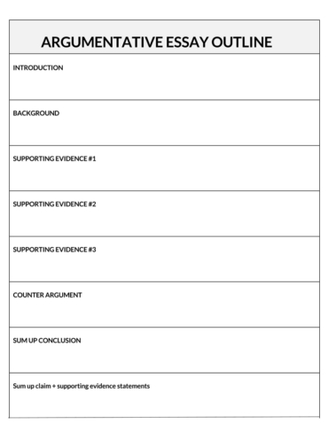35 Free Essay Outline Templates | How to Write (9 Types)