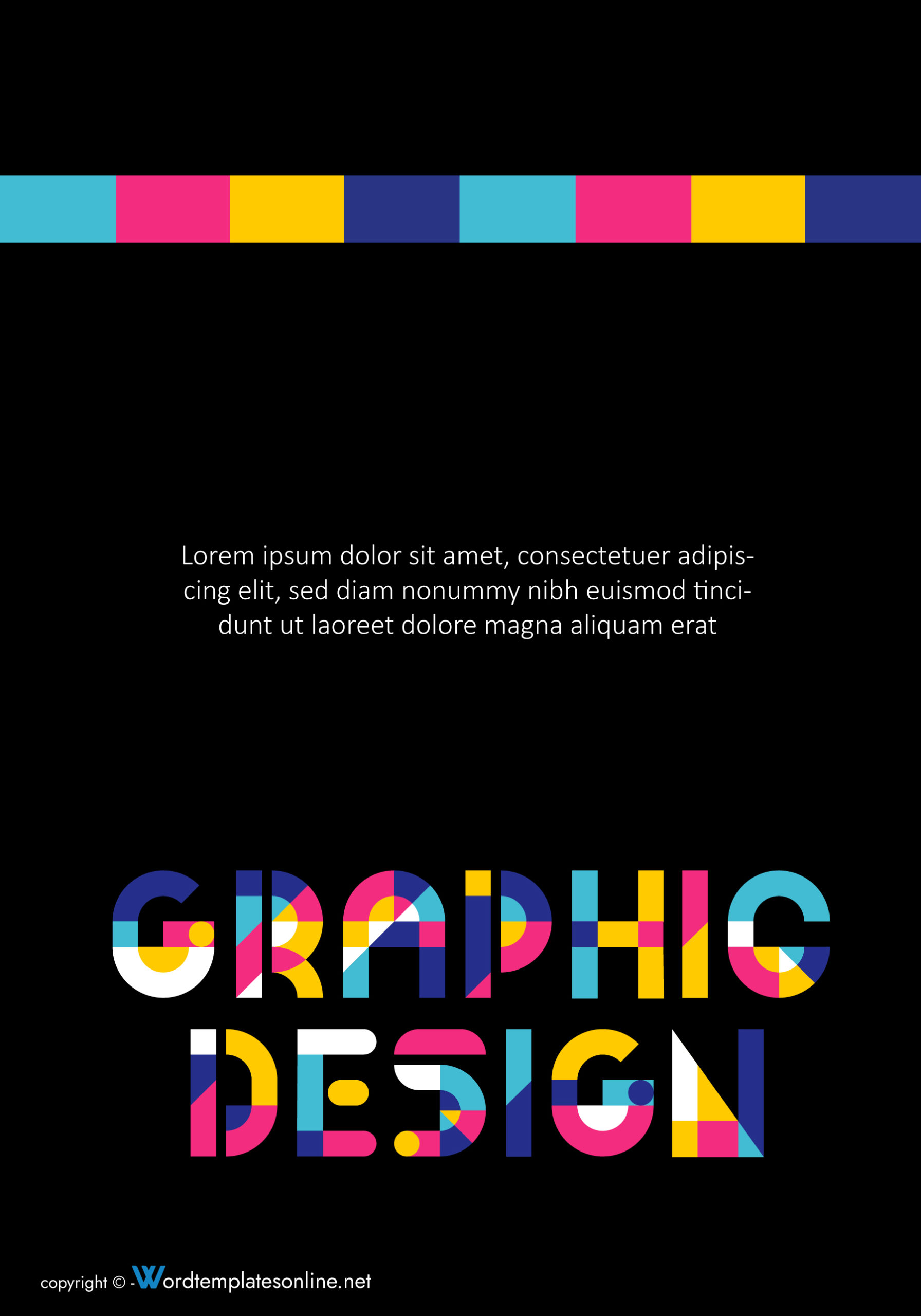 Free Cover Page Template for Graphic Design