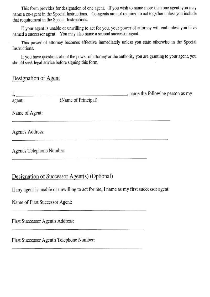 Printable Hawaii Power of Attorney Form - Easy to Use