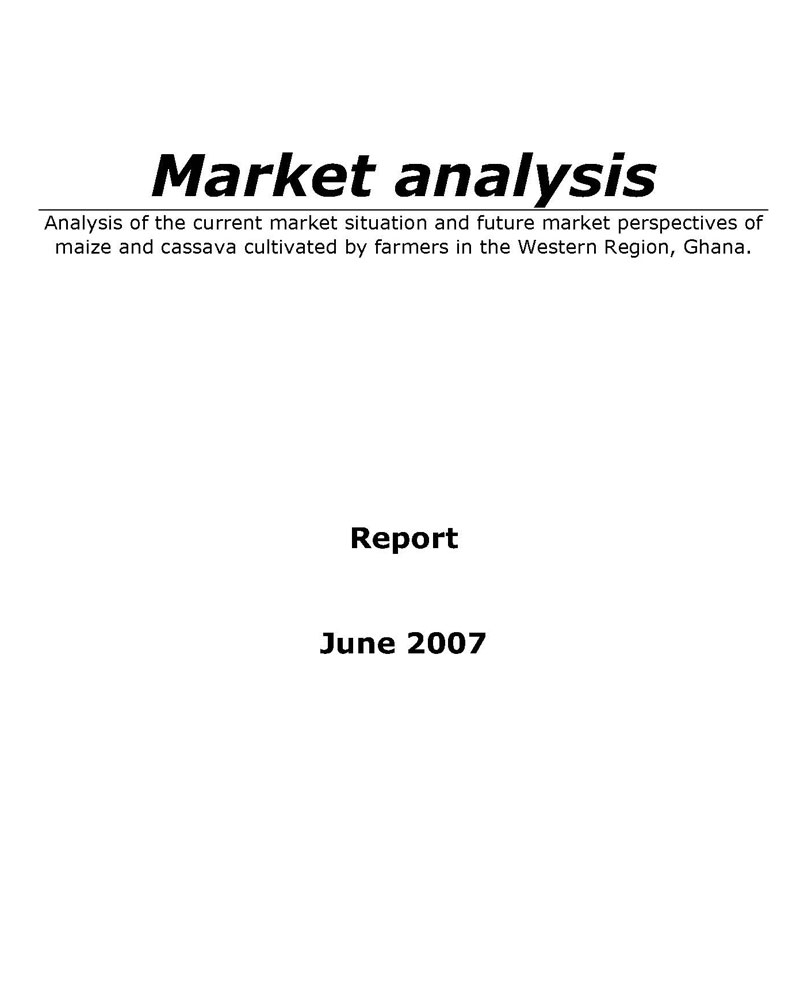 market analysis pdf