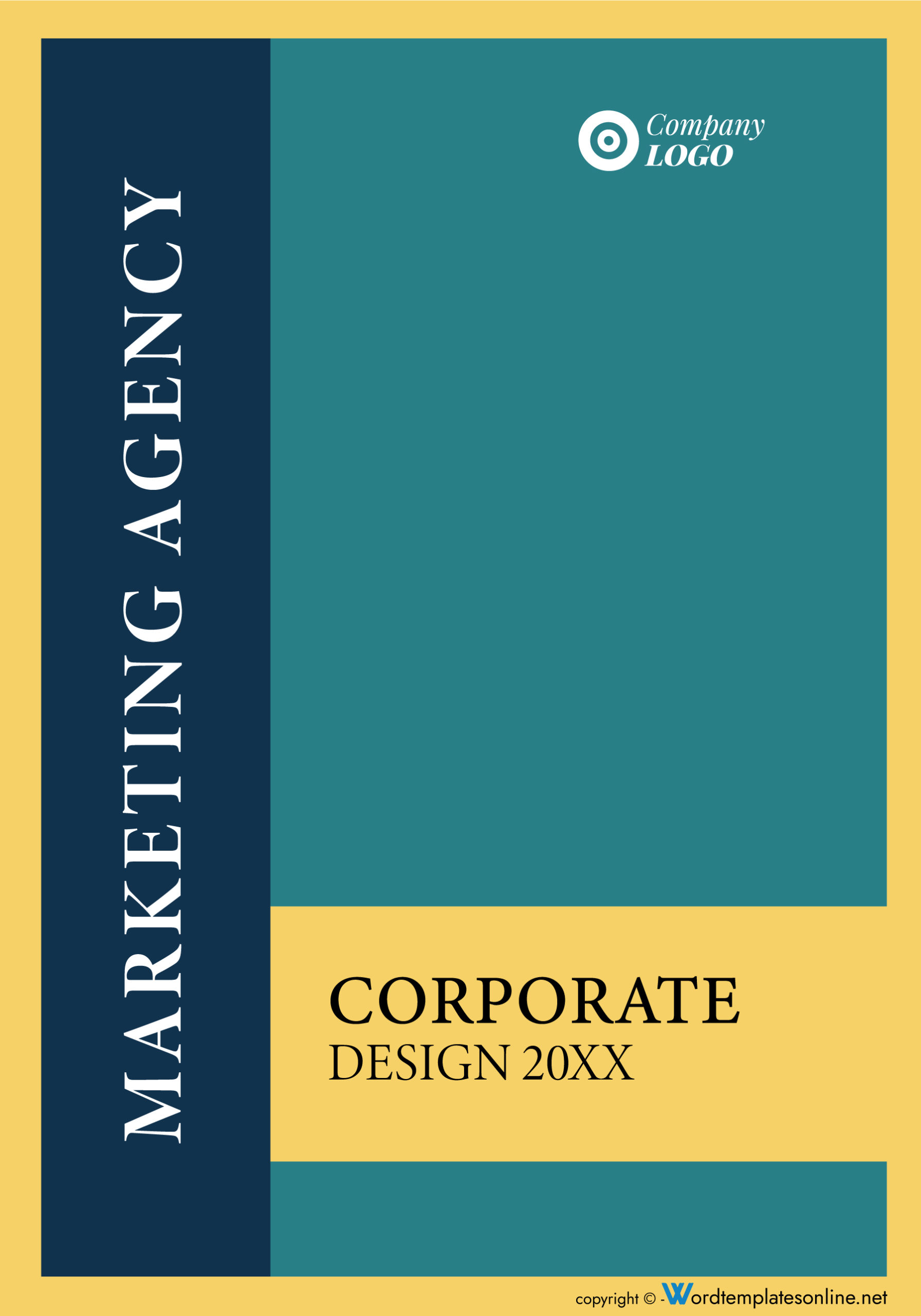 Marketing Agency Cover Page Template - Free Download