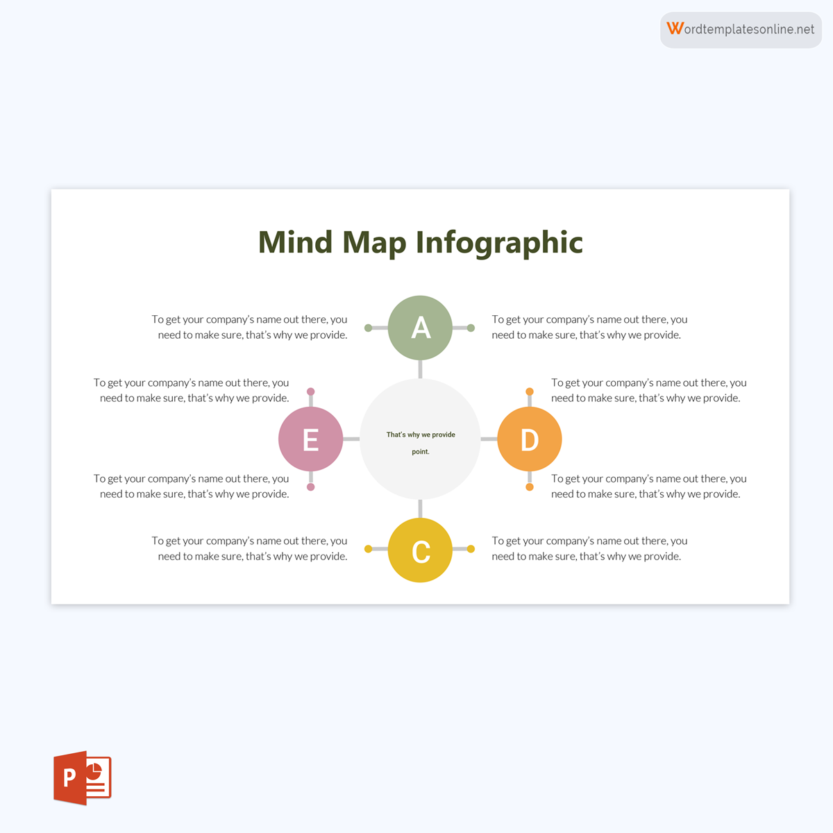 mind map template word