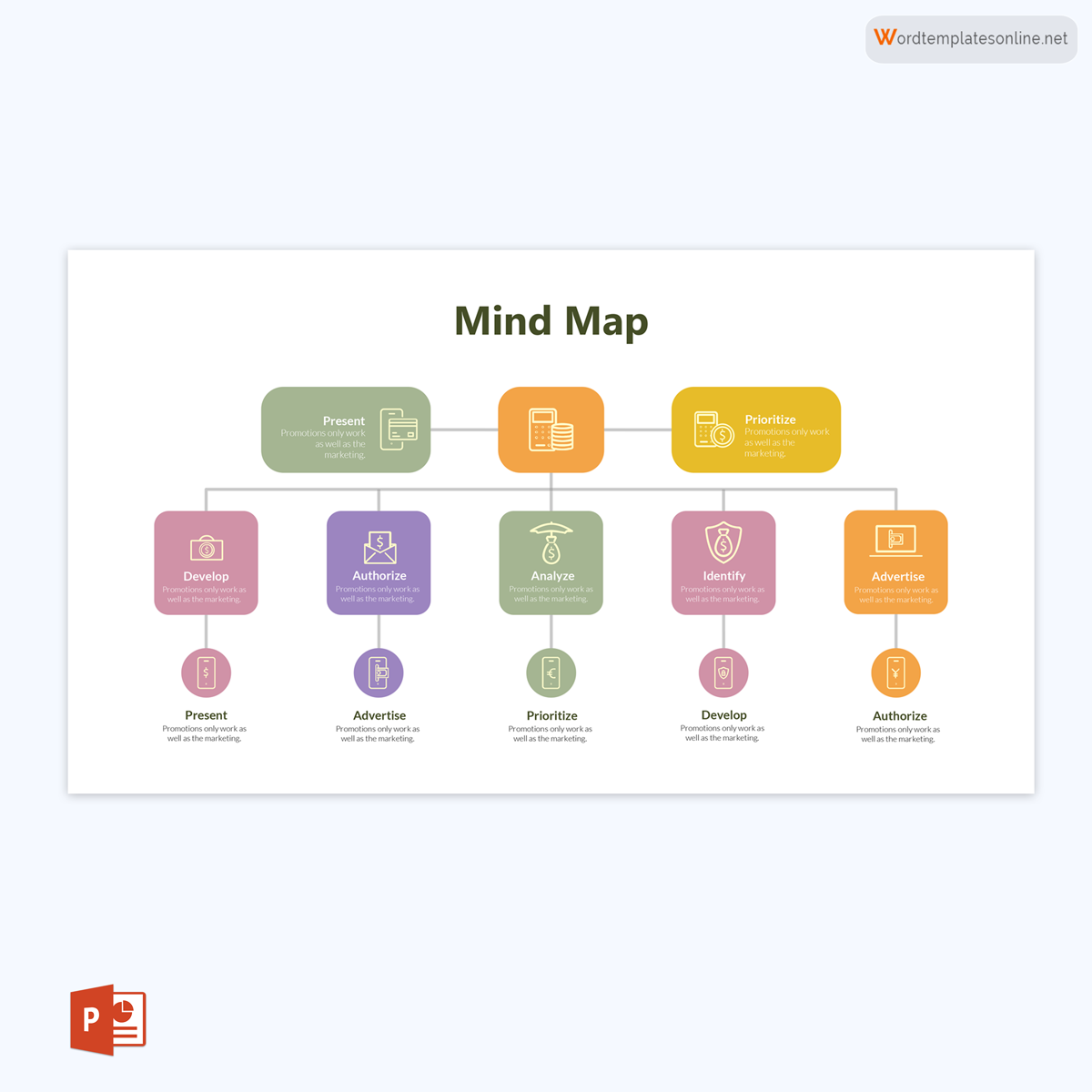 mind map template free download
