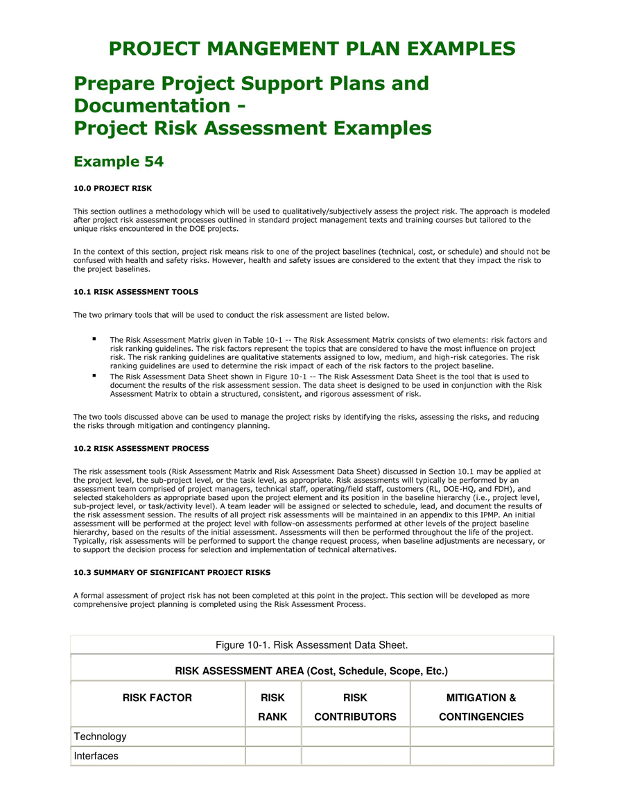 Free Project Analysis Template PDF 08