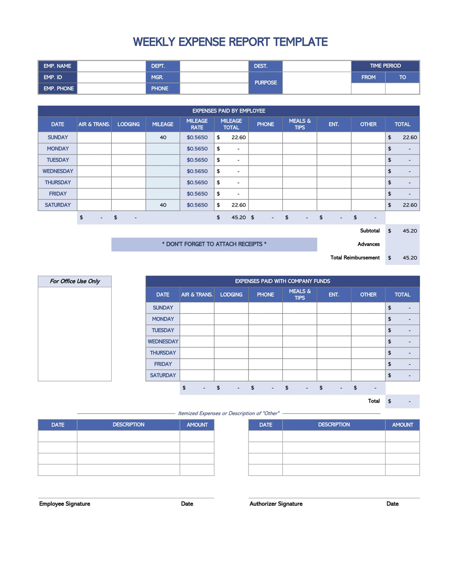 Download Free Expense Tracking Templates 07
