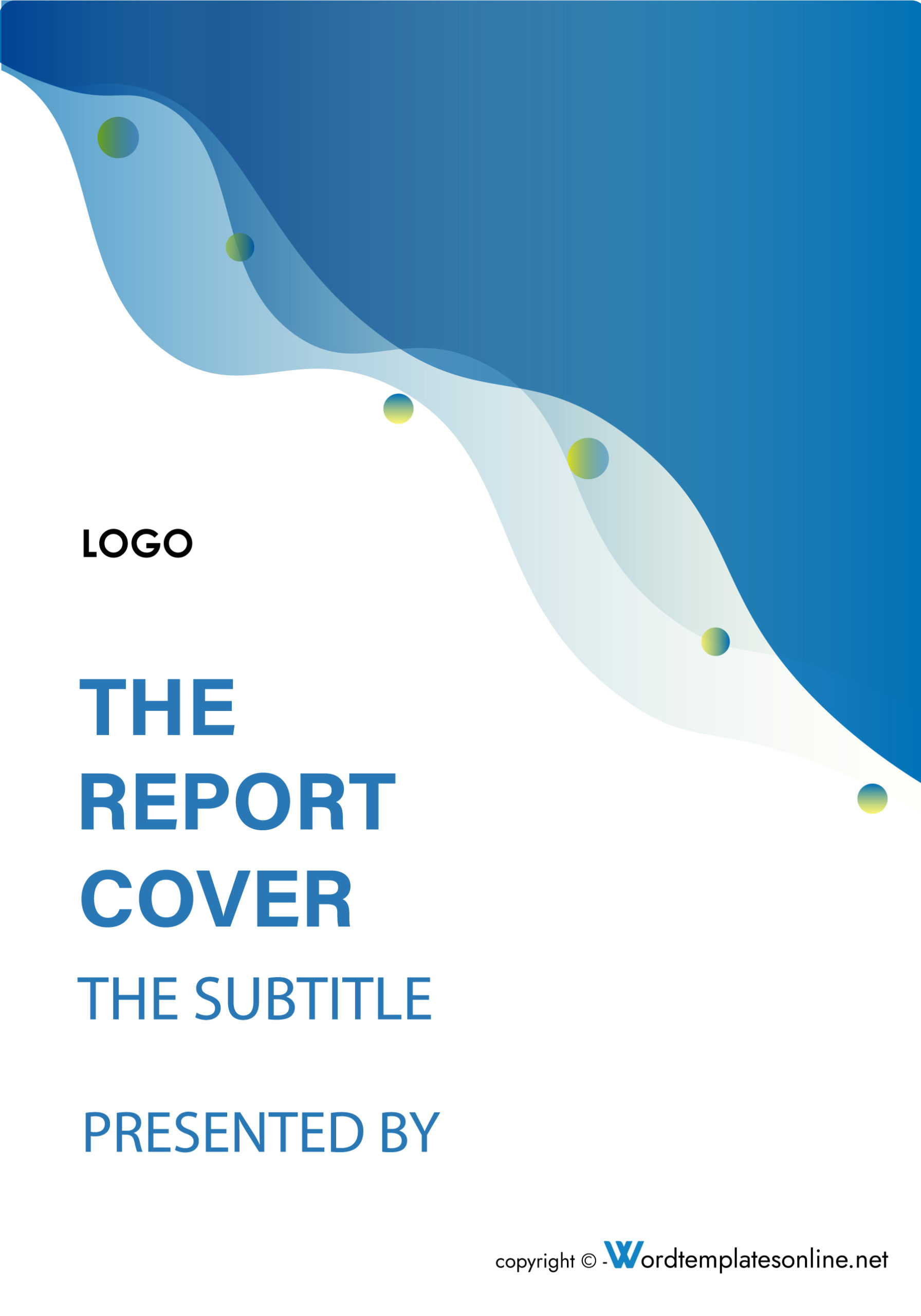 report cover main page